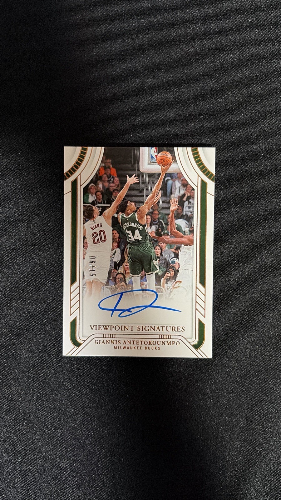 Giannis Antetokounmpo 24-25 National Treasures Viewpoint Signatures Auto /15