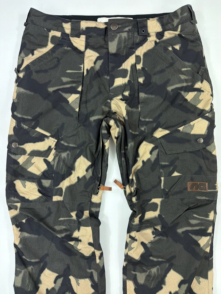 Analog Anthem Mens Snowboard Ski Pants Camo Winter Snow Trousers L 10K RRP£160 - Image 2 of 4