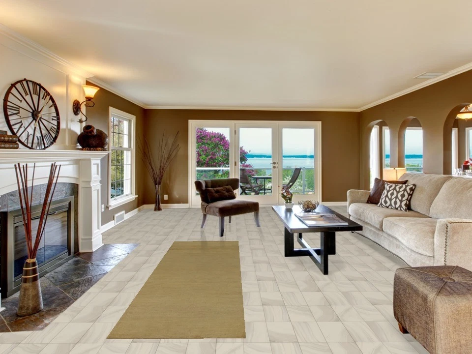 Solid Modern 10 ft Runner Rug 3x10 Wool Hand-knotted Contemporary Carpet - Image 2 of 4