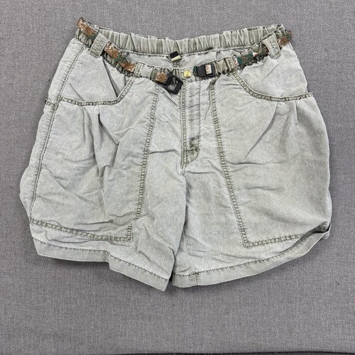 Gramicci, Vintage Gramicci Shorts G Short Mens Large Green Belted Elastic Hiking Climbing