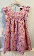 Tea Collection Girls' (2T): Spring/Summer Easter, Floral Dress, Ruffle Sleeves