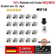 20X Radmuttern Kegelbund Mutter Mondeo M12x1,5 Für Ford Alufelgen Fiesta 1