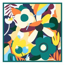 Silk Like Scarf Head Scarves Women Satin Square Scarf Hair Wrapping 35x35 Inch