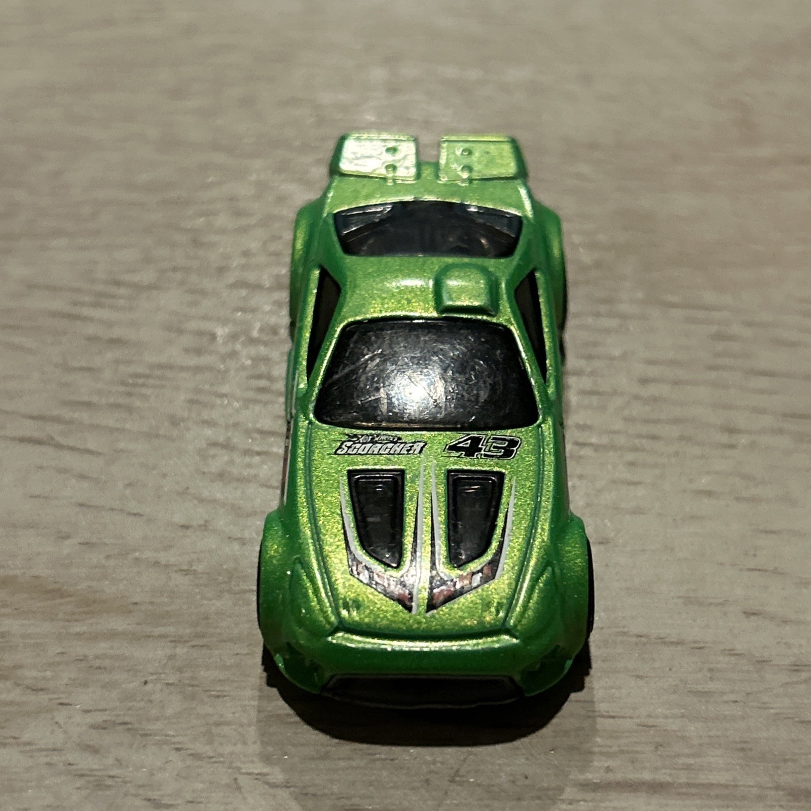 2011 Hot Wheels Redline Scorcher #43 Green Die Cast