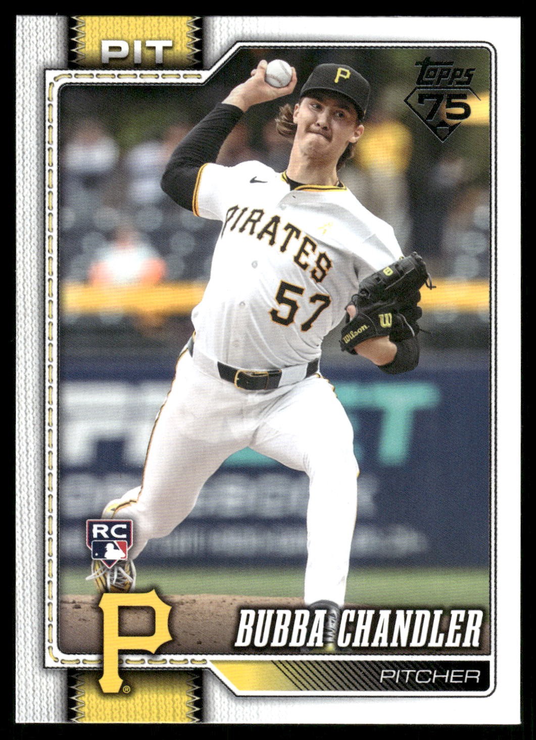 2026 Topps Baseball Series 1 Bubba Chandler #283 RC Pittsburgh Pirates
