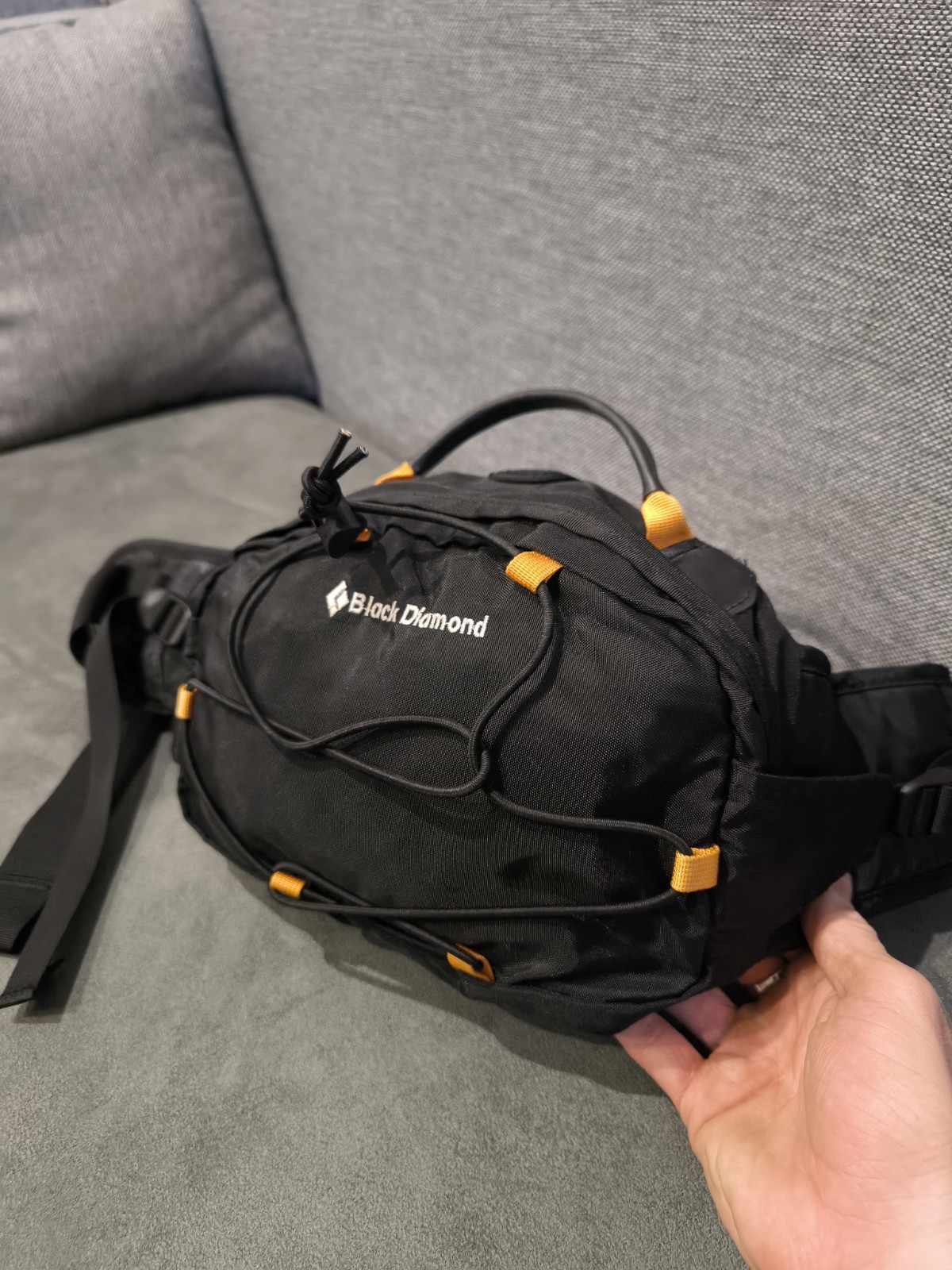 Bolso Bandolera Unisex Negro Diamante Prowler Pack 5L Senderismo Caminar