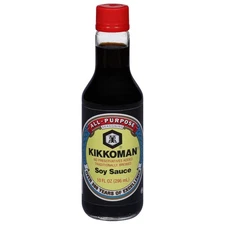 Kikkoman Soy Sauce All Purpose Seasoning 10 Fl Oz Glass Bottle