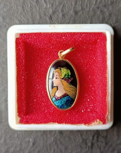 Pendentif En émail D'opale Avec Ruban Rose En Zircone Cubique Pour La Sensibilisation Au 537700