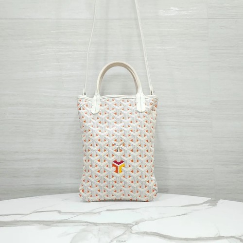 Goyard Poitier PM Special Orange Tote Crossbody Bag 159558422 [P]