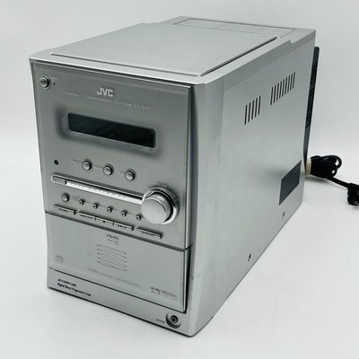 JVC FS S77 Compact Component Audio System Center Unit Silver Gray No Remote!