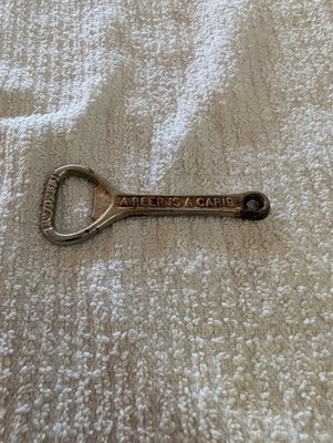 Rare Vintage 1924 RD 702661 A Beer Is Carib Lager Bottle Opener Cap Top Popper