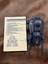 GI Joe Cobra ASP 1984 Blueprint Near Complete Vintage