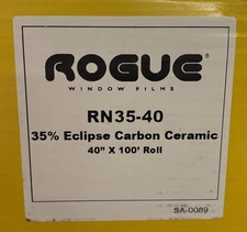 Rogue 35% Eclipse Carbon Ceramic Series Automotive Window Film 40” X 100’ Roll