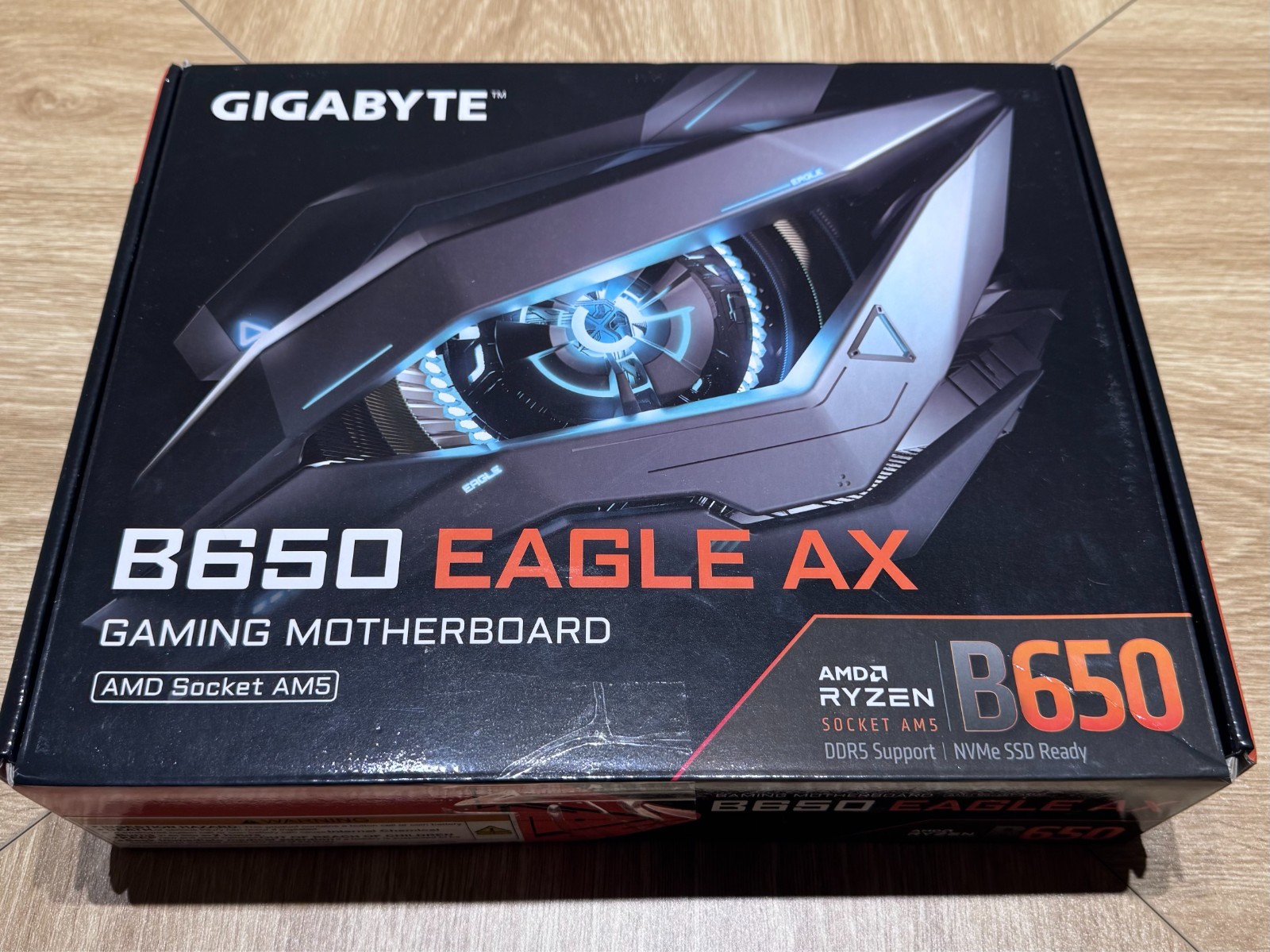 GIGABYTE B650 EAGLE AX AM5 LGA 1718 AMD B650 ATX , DDR5 Triple M.2 Motherboard