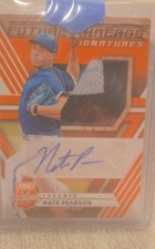 2020 Panini Elite Extra Edition - Future Threads Signatures Nate Pearson 24/75
