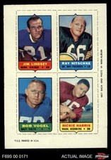 1969 Topps 4-in-1 Football Jim Lindsey 4 - VG/EX