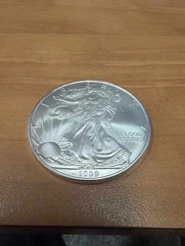 2009 American Silver Eagle $1  One Troy Ounce .999 Fine Silver  UNC