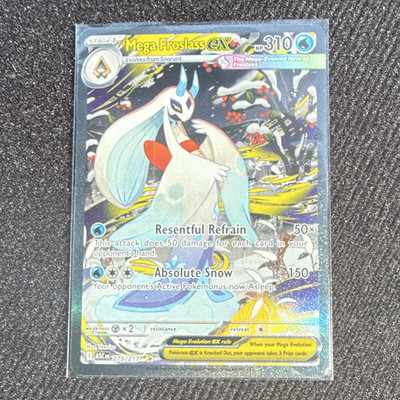 Mega Froslass EX 275/217 Ascension Full Art Holo Ultra Rare English 2016