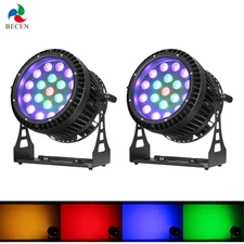 Waterproof 19x12w 4in1 Led Par Light Zoom IP65 3 Rings Individual Control 2pcs