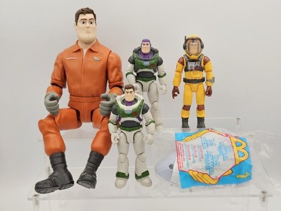 2001 Disney Buzz Lightyear of Star Command Lot of 5'' Figures + 12'' Orange Suit