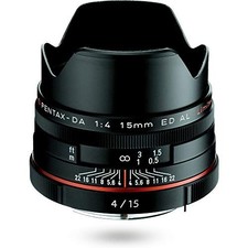 PENTAX HD PENTAX DA 15mm F4 ED AL Limited Lens Black K Mount