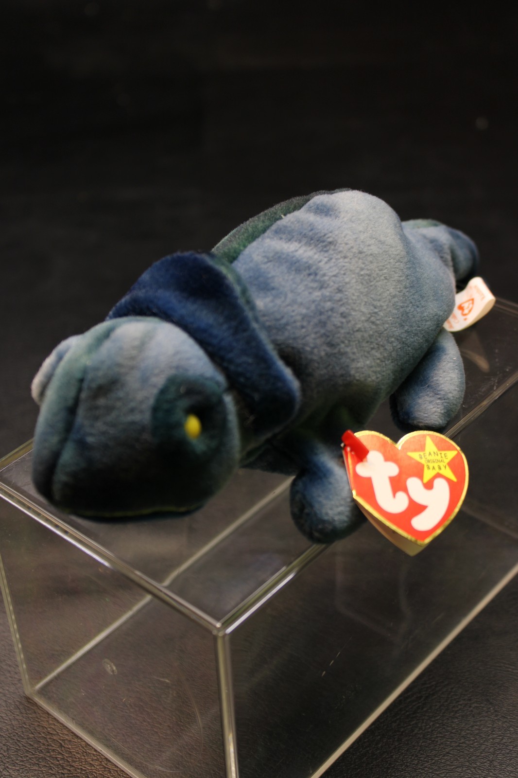Ty Beanie Baby 9 inch Rainbow The Iguana Chameleon Toy