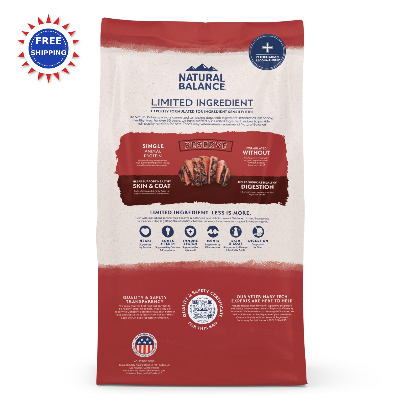 Natural Balance Limited Ingredient Adult Grain Free Dry Dog Food Sweet Potato & thumbnail 10