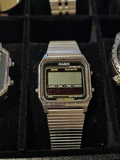 Vintage CASIO SA-60 Solar Batteryless Digital Watch As-Is Parts Or Repair