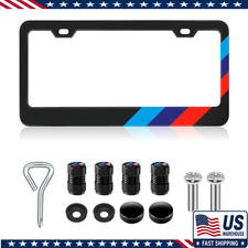 Bmw License Plate Frame Tire Valve Stem Caps Set Rust-proof Aluminumsize 1 Pc Bmw License Plate Frame Tire Valve Stem Caps Set Rust-proof Aluminumsize 1 Pc