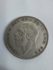 GREAT BRITAIN George V Silver 1/2 Crown 1932 Vintage Coin