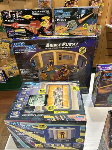 HUGE LOT 137 Figures 17 Playsets Star Trek Playmates 1994 Complete Sets ALL NEW - Picture 17 of 23