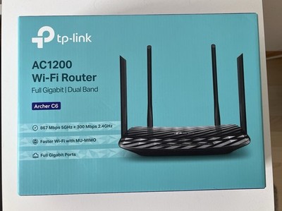 TP-Link Archer C6 AC1200 Dual Band Gigabit WLAN Router   Voll Funktionsfähig