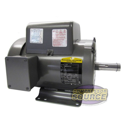 #ad 5 HP Single Phase Baldor Electric Compressor Motor 184T Frame # L1430T 230 Volt $769.95