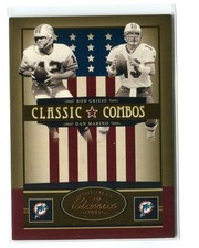 2005 Donruss Classics Combos Bob Griese Dan Marino 361/500 Dolphins