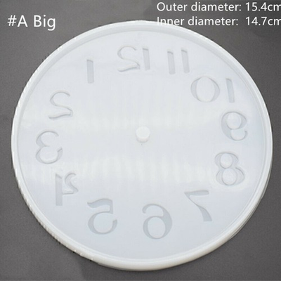 #ad Resin Epoxy Casting Clock Silicone Mold For DIY Making Tool Mould Handmade Craft $7.95