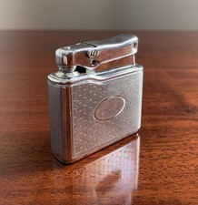 Vintage Colibri Monogas 19 Cigarette Lighter - Patd. R.DESN France 