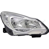 Scheinwerfer Rechts Chrom H1/H7/PSY24W Mit Tagfahrlicht FüR Opel Corsa D S07
