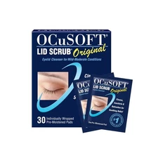 Lid Scrub Organic Eyelid Wipes - Gentle Cleanser for Mild to Moderate Irritation