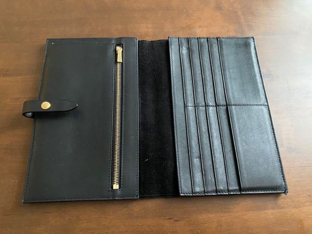 CELINE Strap Large Multi-Function Lizard Bifold W… - image 2