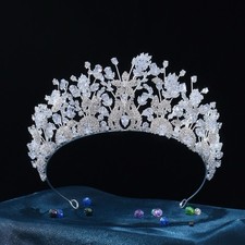 Wedding Bridal  CZ Crystal Tiara