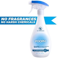 Pooph Pet Odor Eliminator Spray, 20 oz, Fragrance Free, No Harsh Chemicals