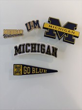 Brand New Crocs Shoes Charms Jibbitz for NCAA Michigan Wolverines Set of 5 MSU