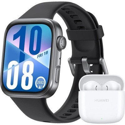 Huawei Fit 4 + Freebuds SE 2 Smartwatch Black (130-210 mm) Fluorelastomer