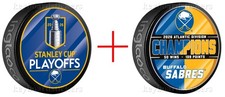 2026 NHL Stanley Cup Playoffs Buffalo Sabres 2 Puck PKG Event /Division PREORDER