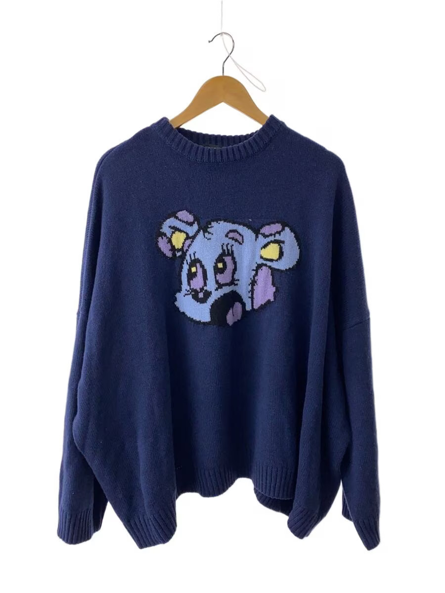 CANDY STRIPPER CND PATCHWORK BEAR Knit Sweater (T… - image 1
