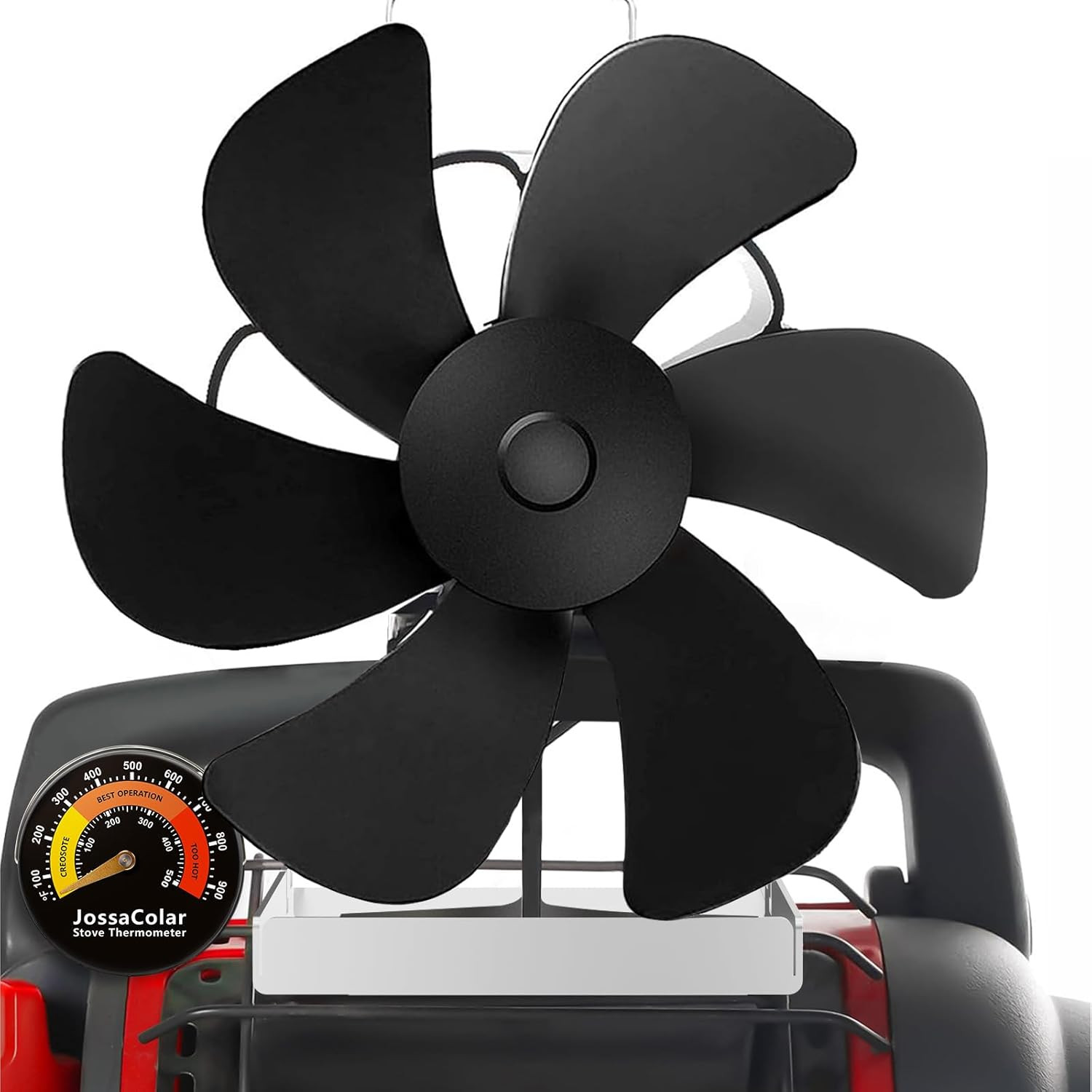 - Heat Powered With Bracket & Thermometer