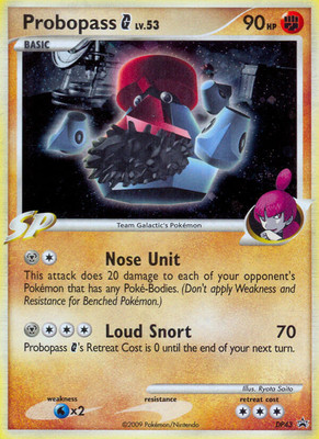 Probopass G (DP43) [Diamond & Pearl: Black Star Promos] Moderately Played Holof