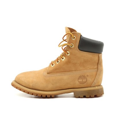 Timberland Damen 6-Inch Premium Boot Stiefel Beige Robust Schnürboots EU 37
