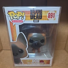 VAULTED Dog Funko Pop Vinyl: The Walking Dead - #891 w/ Pop Protector 