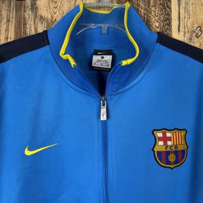 Nike×Fc Barcelona track jacket XL FC Barcelona Track Top Jacket Nike Blue Full Zip Training